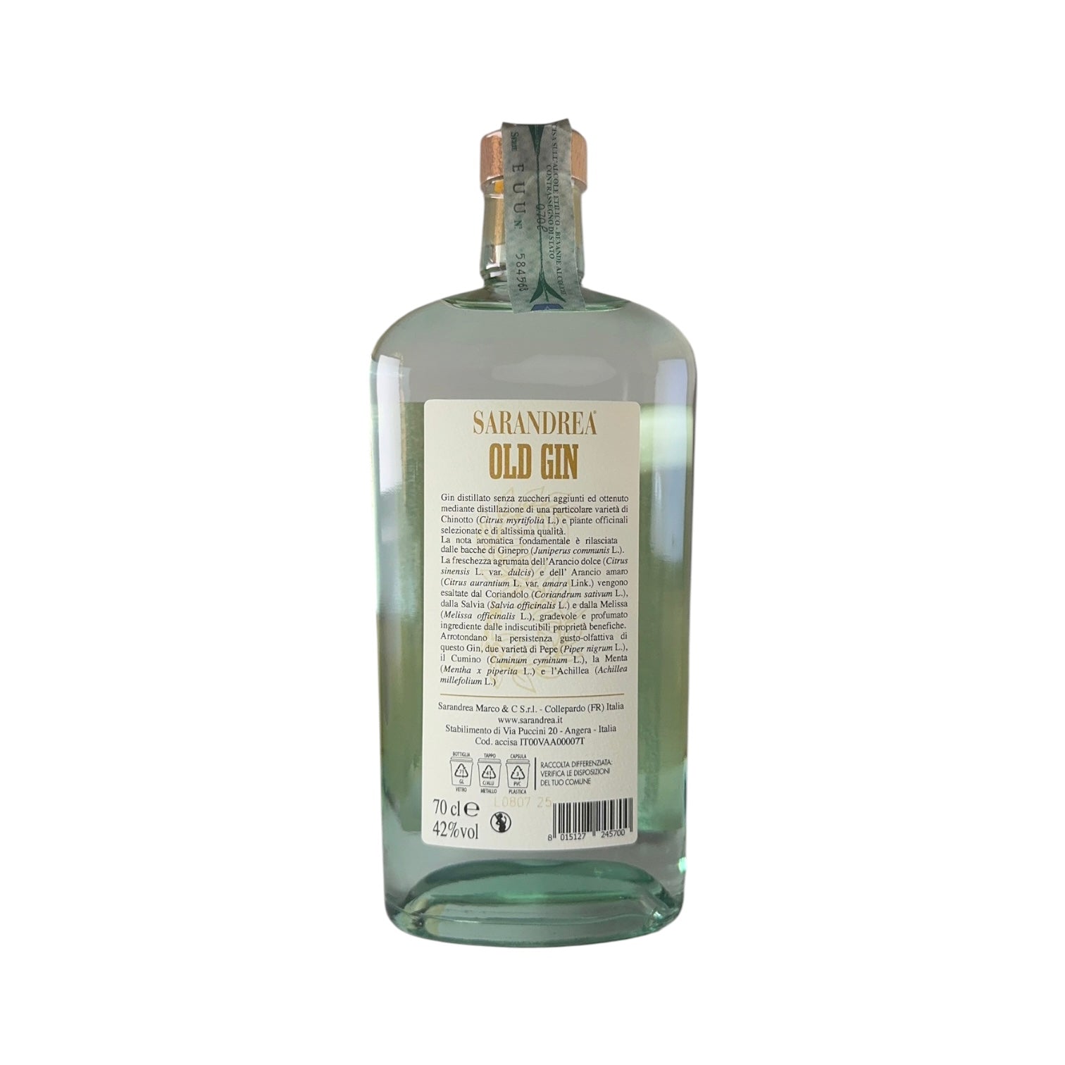 • Sarandrea Old Gin •